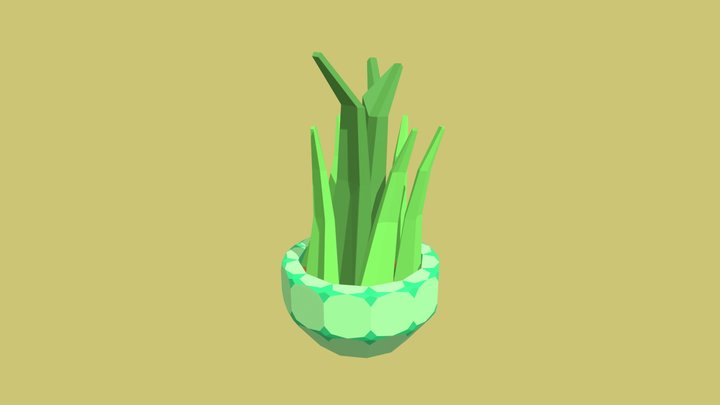Plant in pot 3D Model