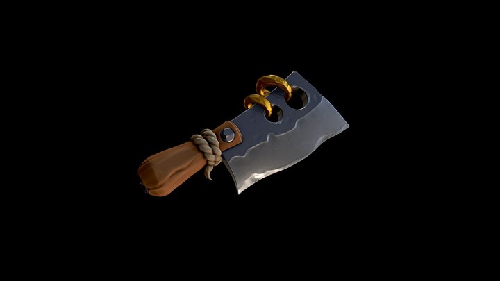 Butcher Knife 3D Model