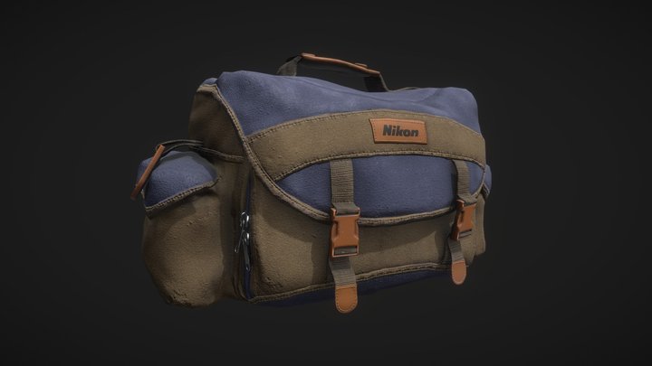 Nikon Camera Bag 3D Model