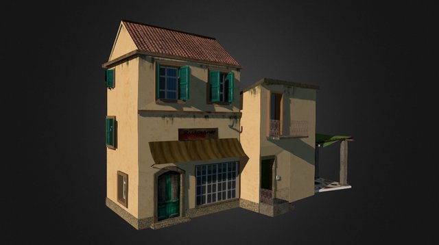 Cityscene House 2 3D Model