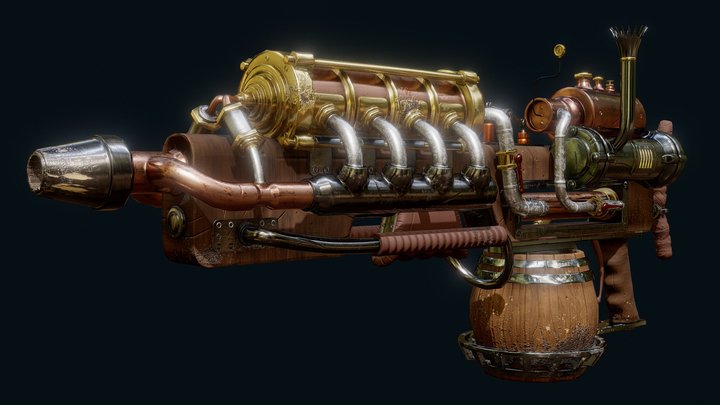 The Nugget Rifle 3D Model