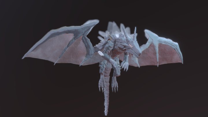 frost dragon 3D Model