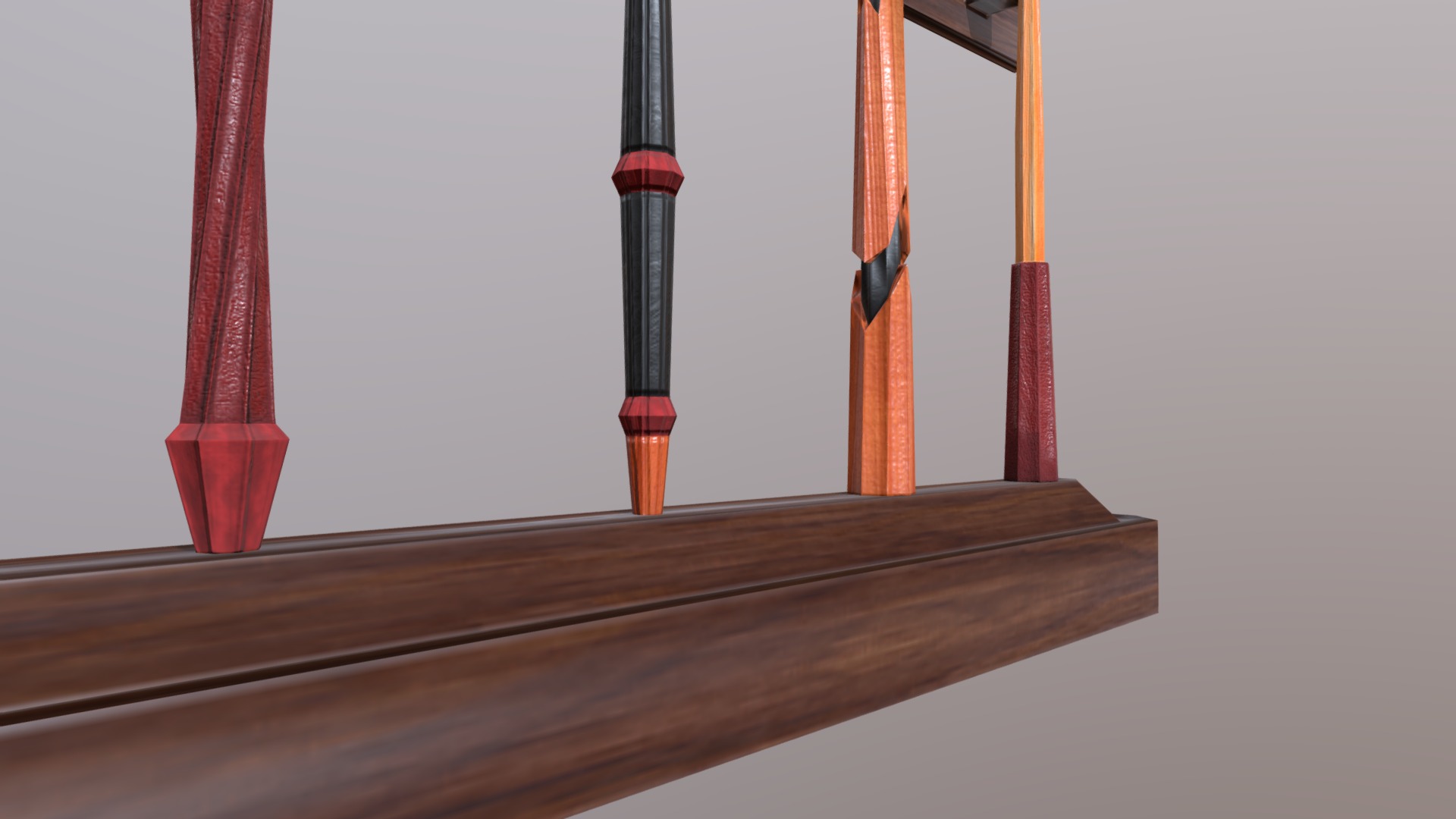 Wands Low - 3D model by fidelzio [3e91334] - Sketchfab