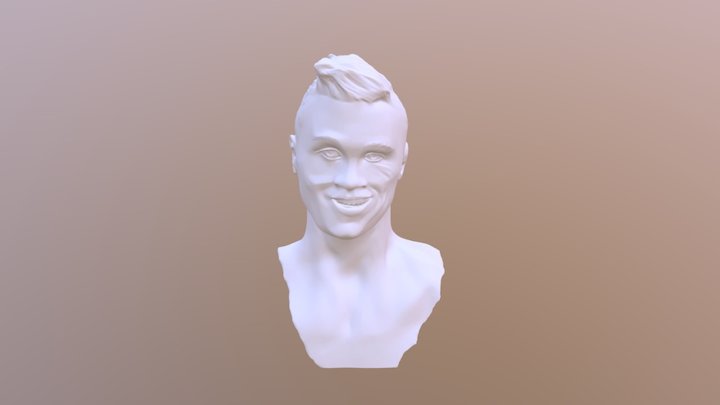 Cristiano Ronaldo Bust 3D Model