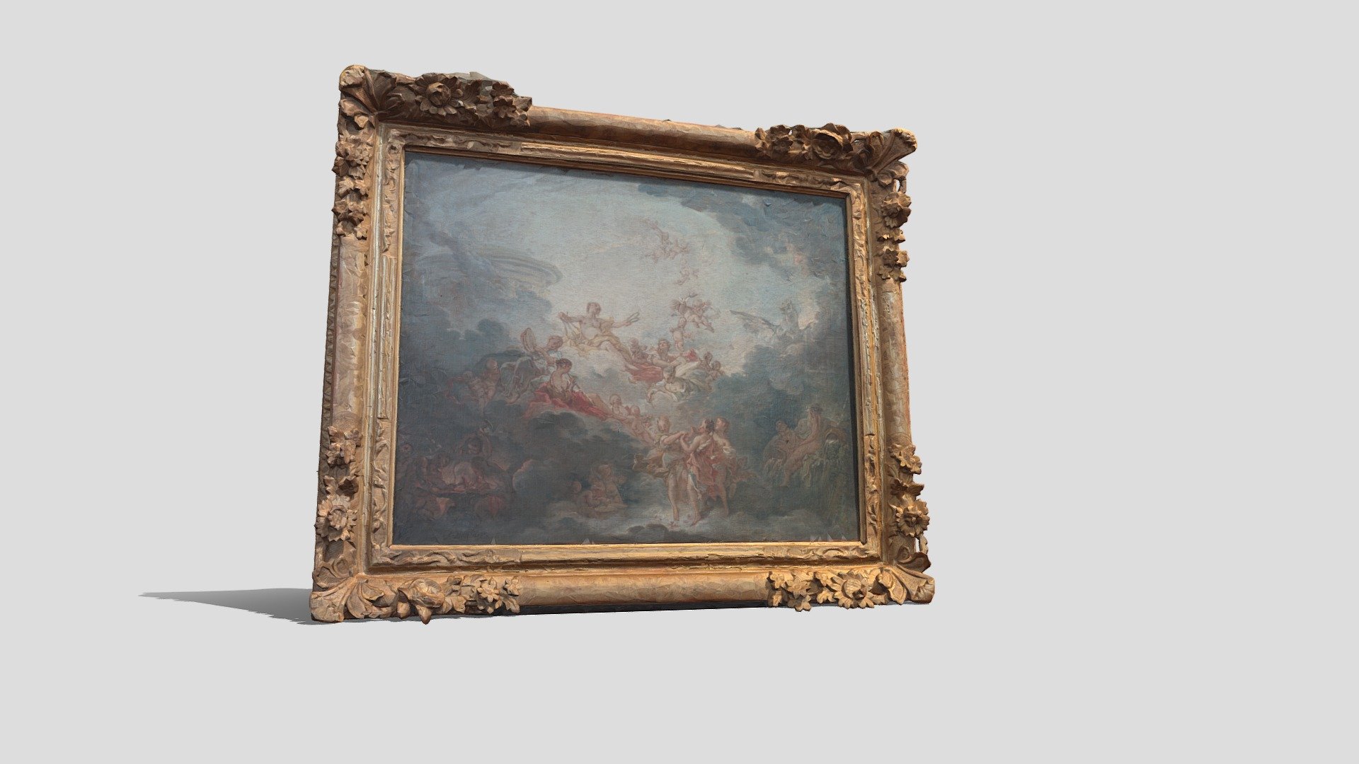 Apollon couronnant les arts - François Boucher