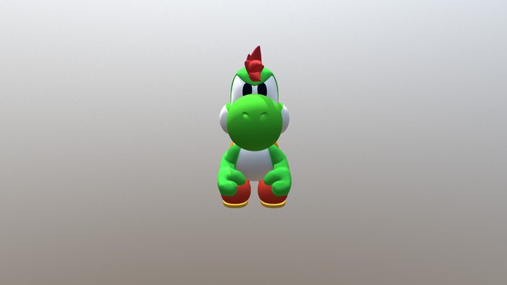Kid Yoshi 3D Model
