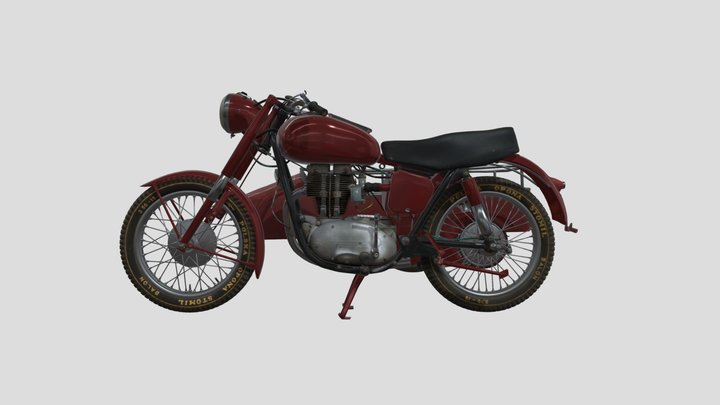 Junak M 07 motorcycle with sidecar – Free 3D Model STL