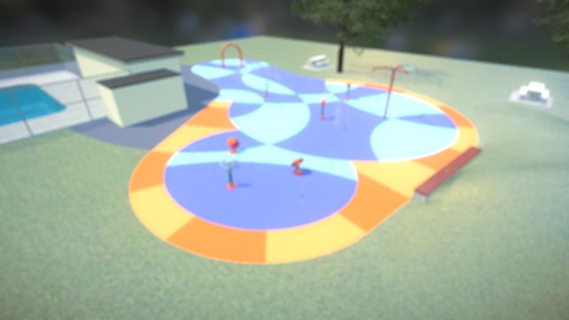 Sun Valley Spray Park 3D Model
