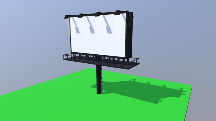 Billboard_Lowpoly 3D Model