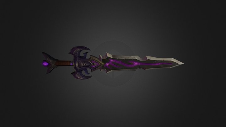 BWD Sword Purple 3D Model