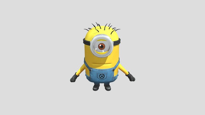 Minion Rush - Carl 3D Model