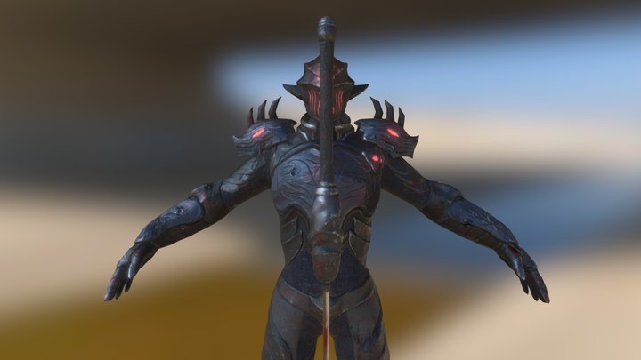 Armor darksoul mod dragon 3D Model