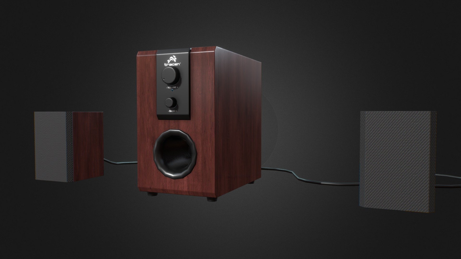 Tracen Metropolis Speakers low poly