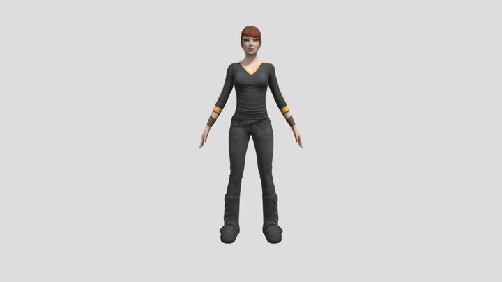 April O Neil (TMNT Out Of The Shadows) 3D Model