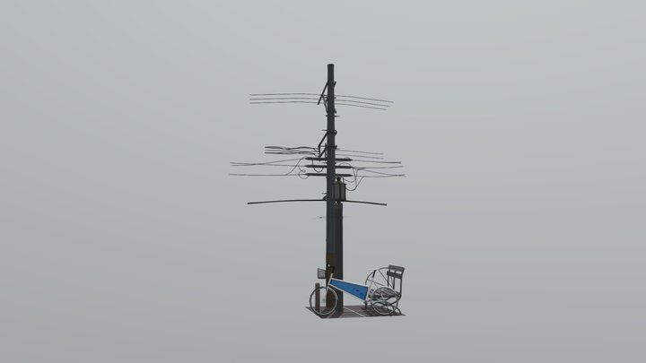 5 Cityscene Props 3D Model