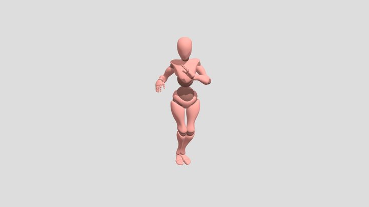 Rumba Dancing 3D Model