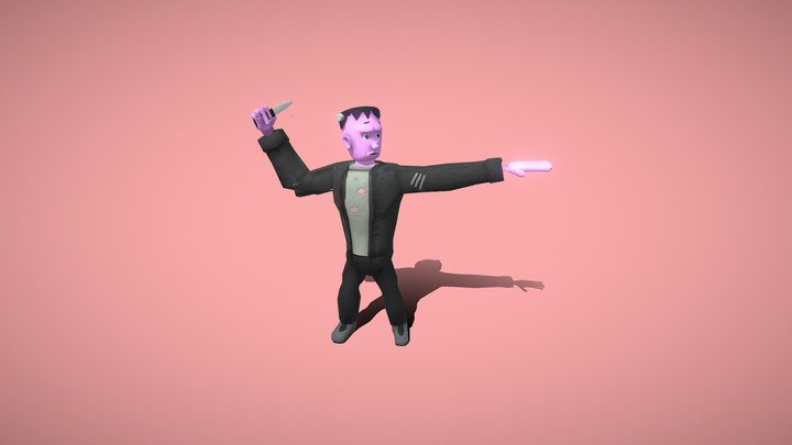 Frankenstein Character 3D Model