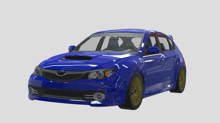 Subaru Impreza WRX STi 3D Model