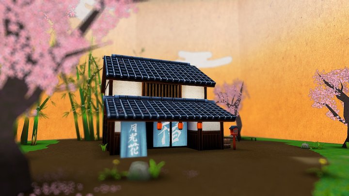 Gekkouku Shukuhaku 3D Model