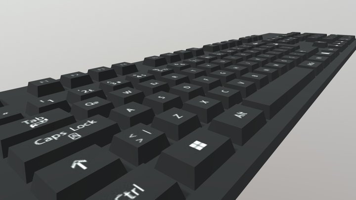 Keyboard - Low Qualty Texture /w ppo 3D Model