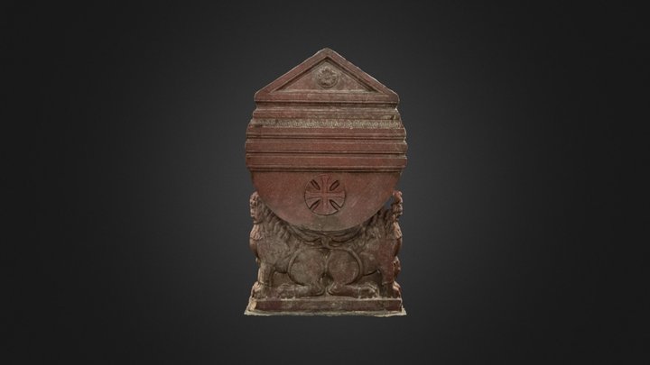 Sarcophagus of Frederick II - With holes 3D Model