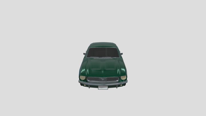 Ford Mustang Car 1968 – Free 3D Model STL