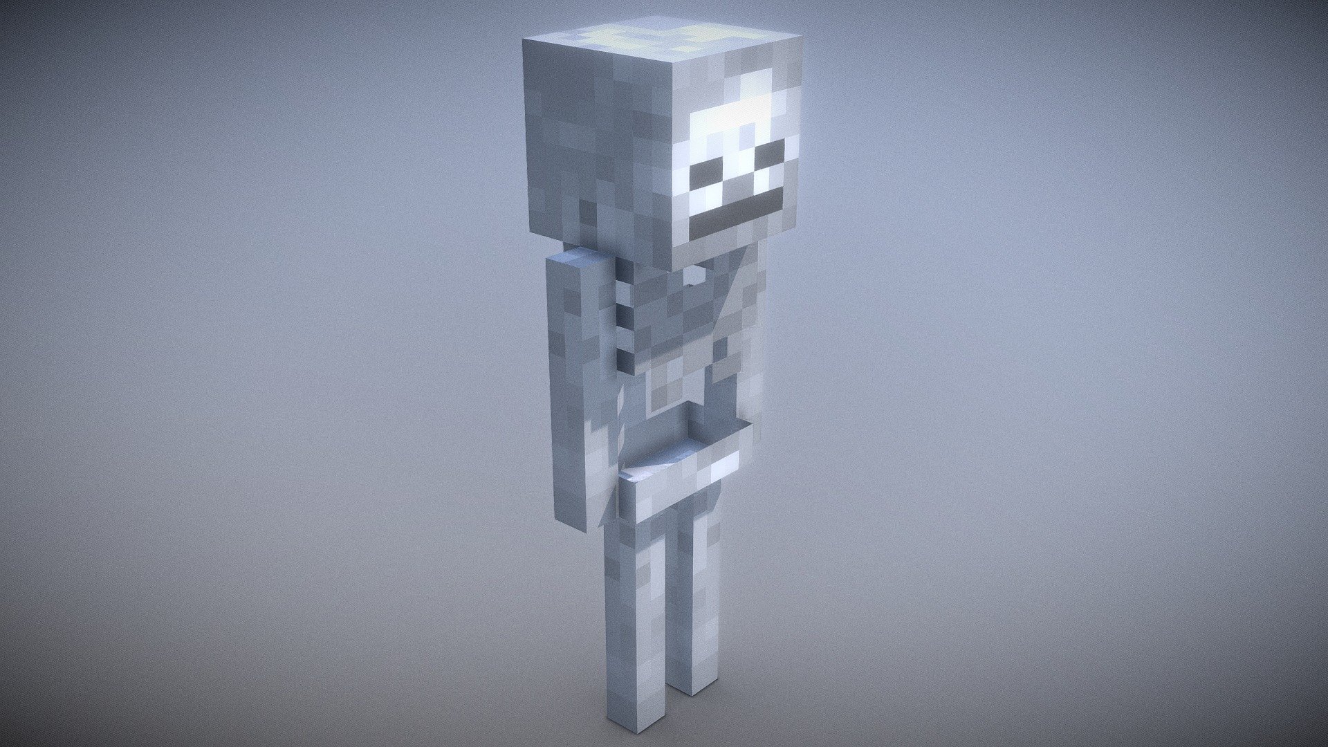 Minecraft Skeleton Download Free 3d Model By Vincent Yanez Vinceyanez 3ea0438