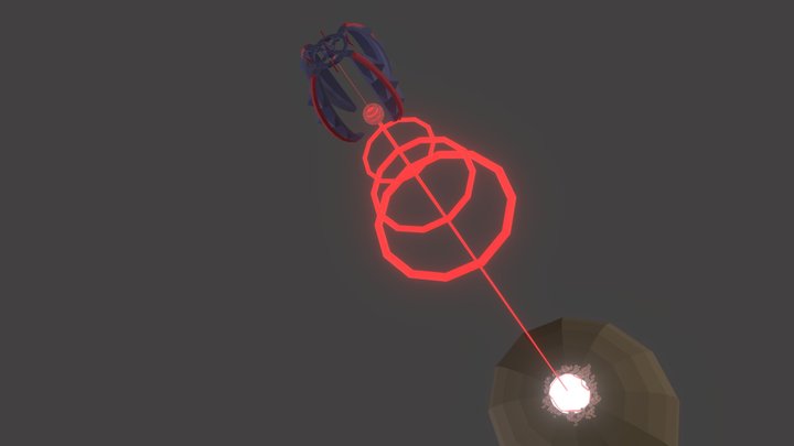 Orbital Cannon 3D Model