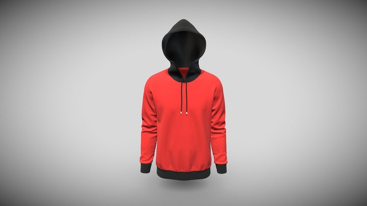 Muscle & Strength Spinal Hoodie 3D Model