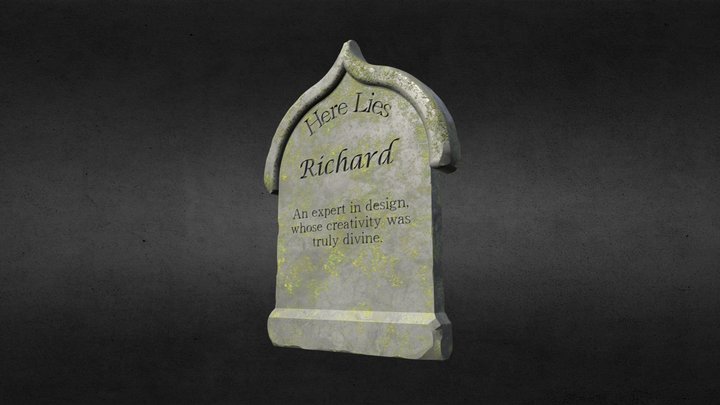 Haunted Mansion Project: Richard's Tombstone