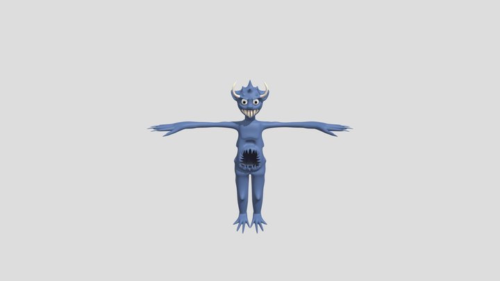 Monster smiley 3D Model