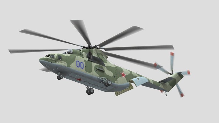 Mi-26 3D Model