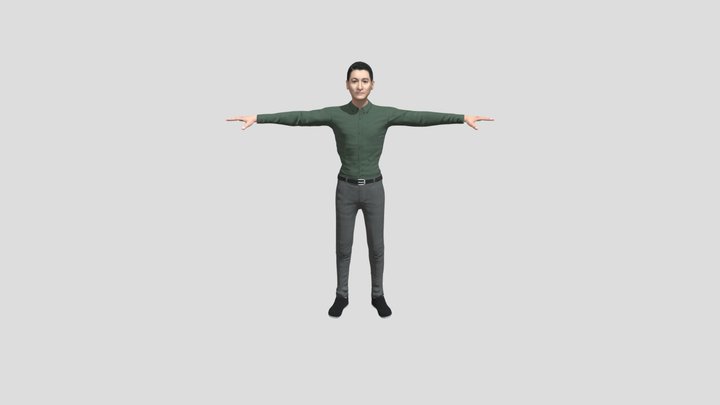 Avatar Of HK Super Star Andy Lau 3D Model