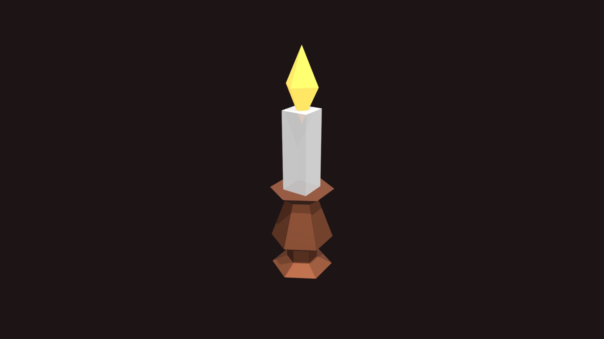 Candle Stand01 0.15x0.15x0.5 - Download Free 3d Model By Moyicat 