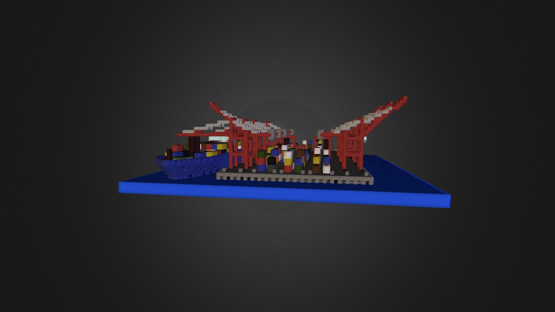 port de marchandises minecraft