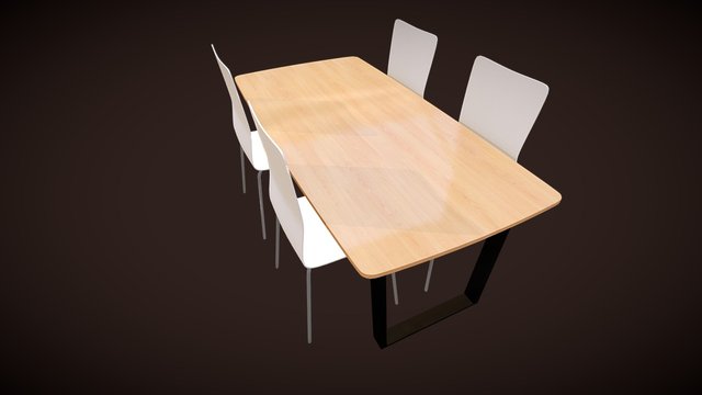 Modern Table 3D Model
