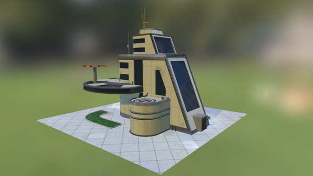 Tropico Inspired Drone Command(Fan Art) 3D Model