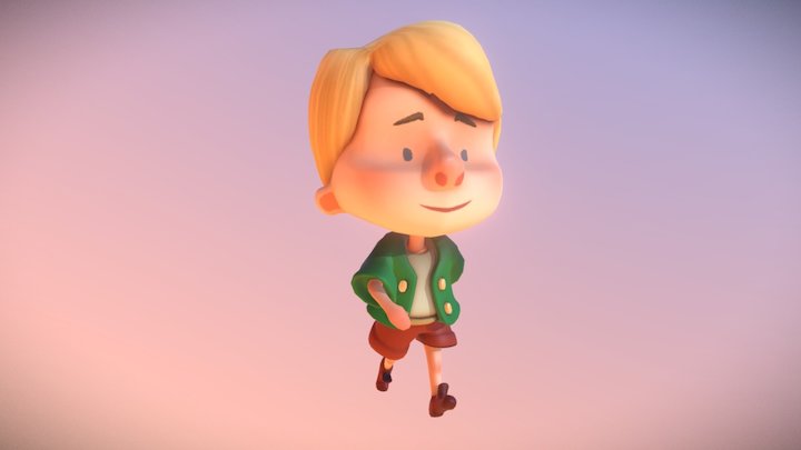 Cute Character 3D Model