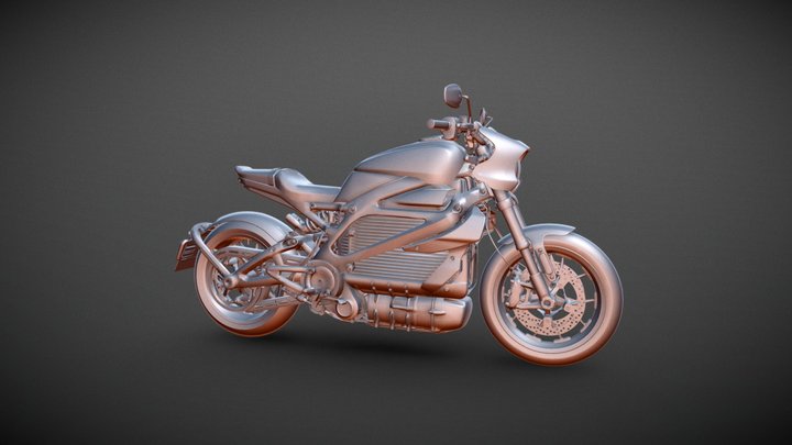 Harley Davidson LiveWire 3D Model