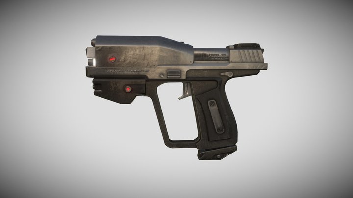 Halo reach magnum 3D Model