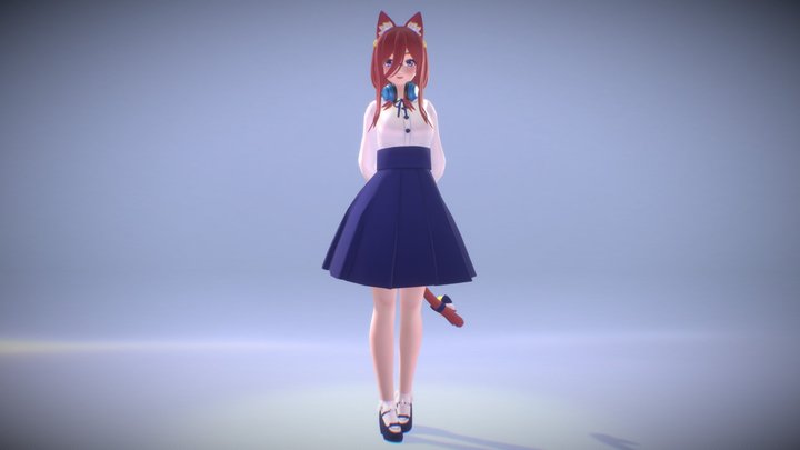 Fanart Gotoubun no Hanayome Movie - 3D model by jinbao_playground