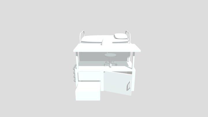 Bunk Bed 3D Model