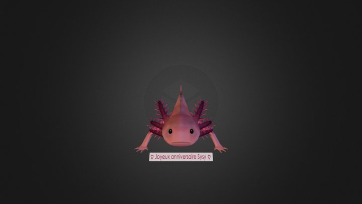 Happy Birthday Sysy! 3D Model