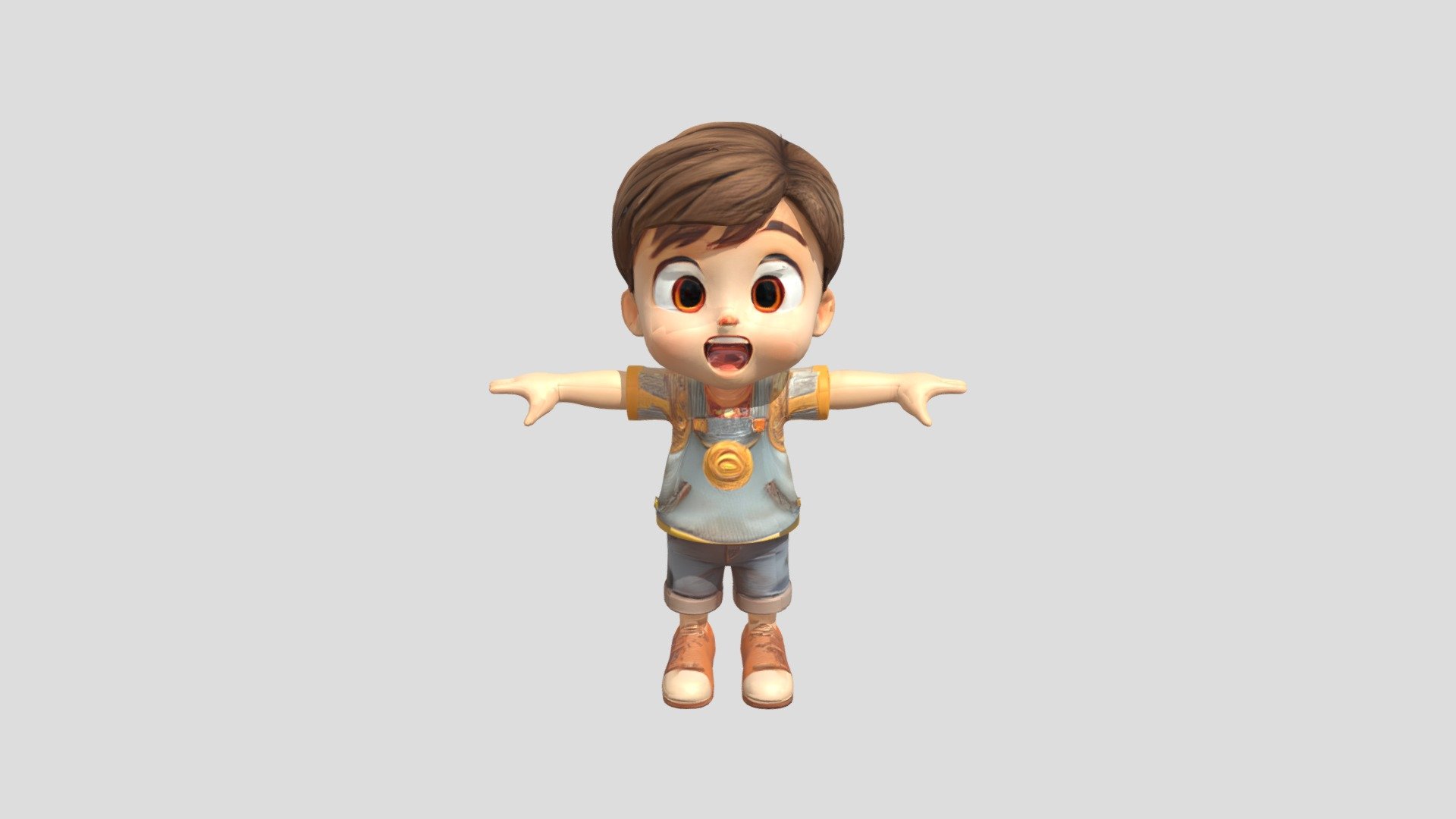 Child character - Download Free 3D model by Chenzoss [3ead3fe] - Sketchfab