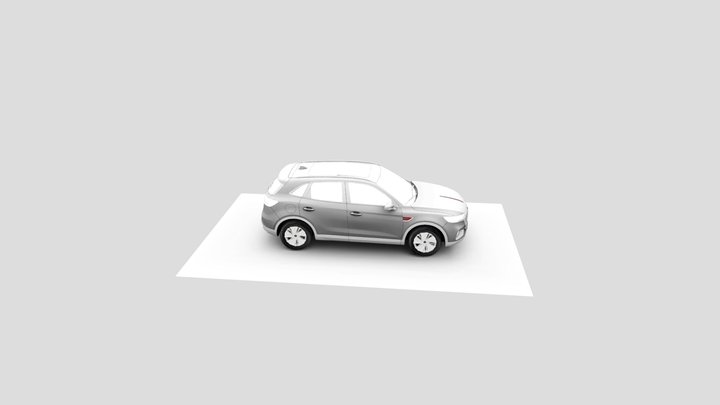 红旗Hs5 3D Model