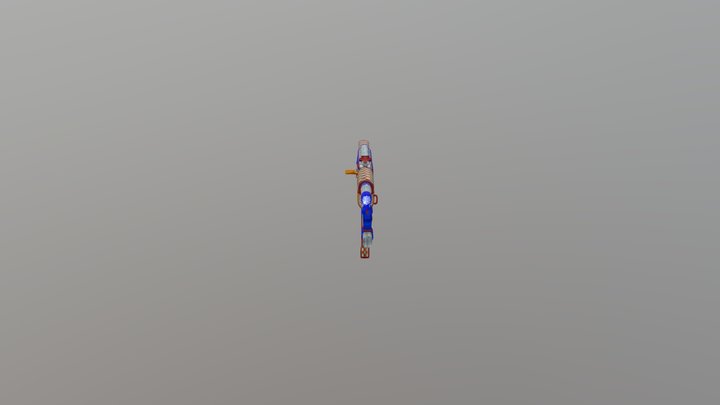 AK-47 | Ice Paradice 3D Model
