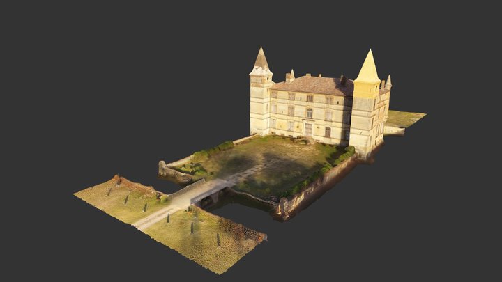 Château de bonrepos-Riquet 3D Model