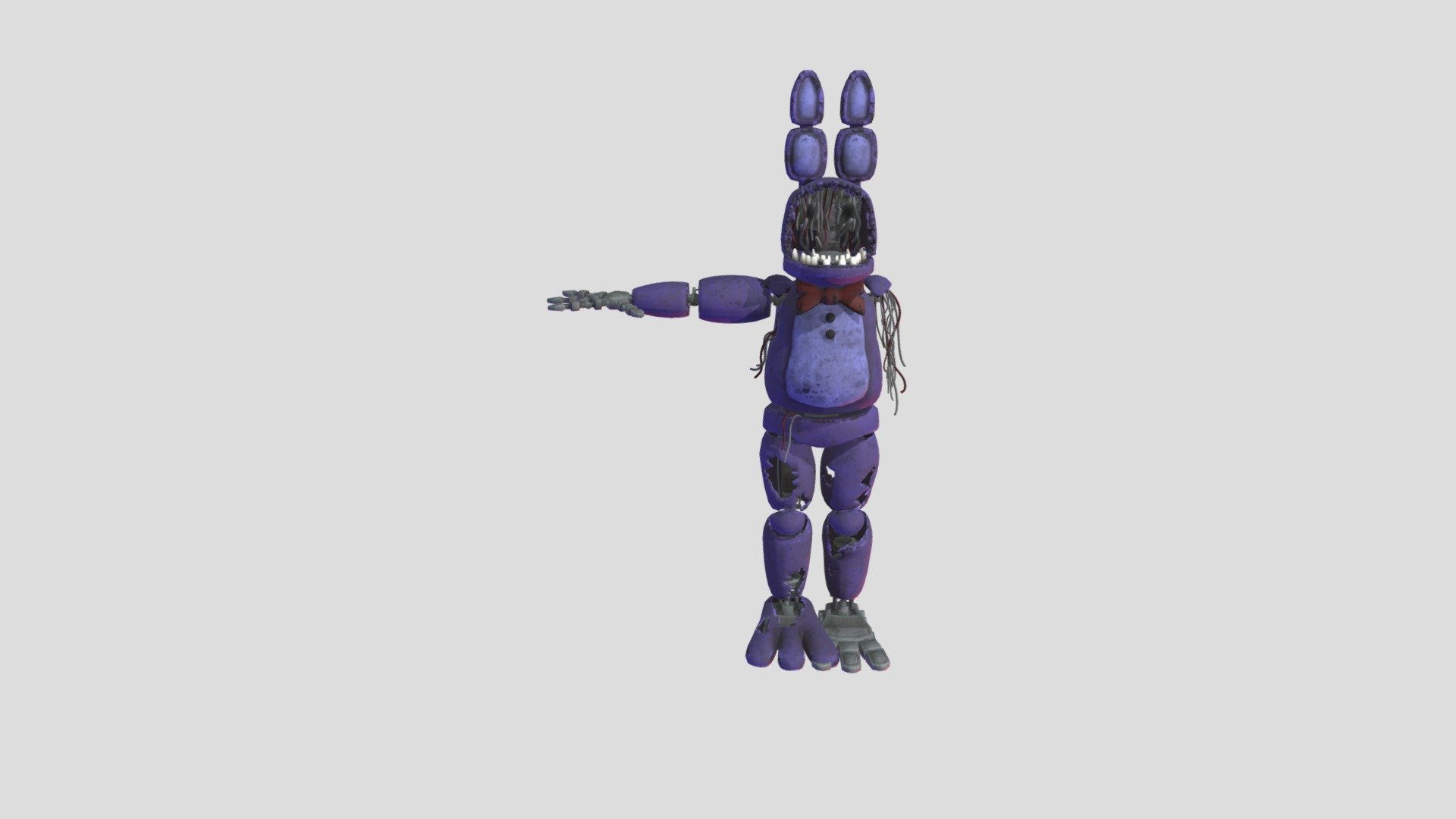 HW Withered Bonnie - Download Free 3D model by Freddy_Fazbear (@LBSCR ...