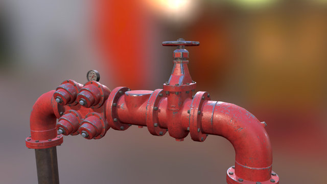 Fire Hydrant 02 3D Model