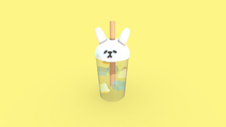 Lemon Bunny Drink – Kostenloses 3D-Modell STL